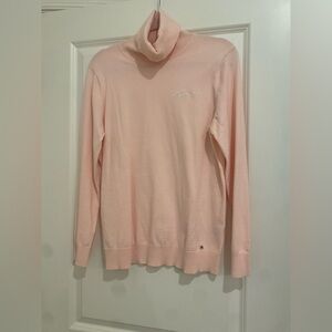 Tommy Hilfiger Women's Light Pink Cowl Neck Sweater